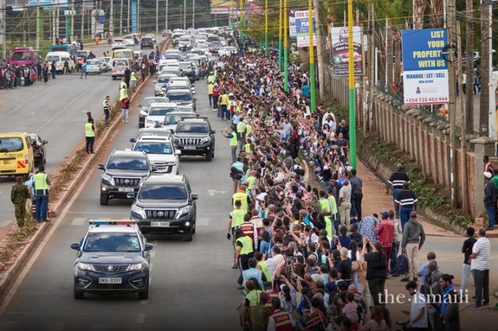 Aga Khan arrives in Kenya