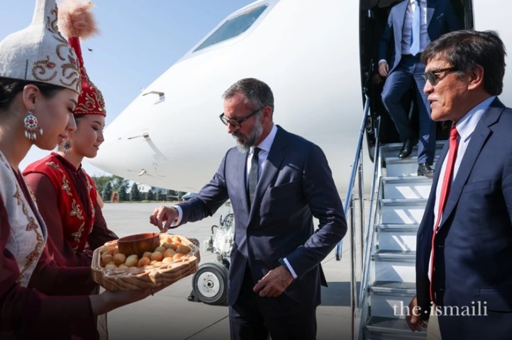 Aga Khan in Kyrgyzstan for Aga Khan Award