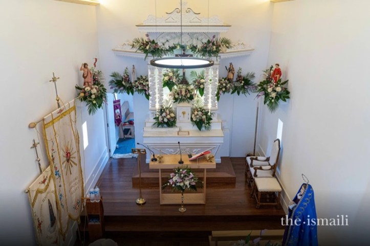 The historic Chapel of Our Lady of Affliction in Branzelo restored by the local community and the Aga Khan Trust for Culture