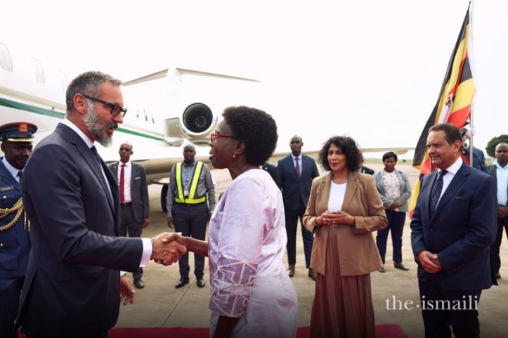 Rahim Aga Khan arrived in Uganda