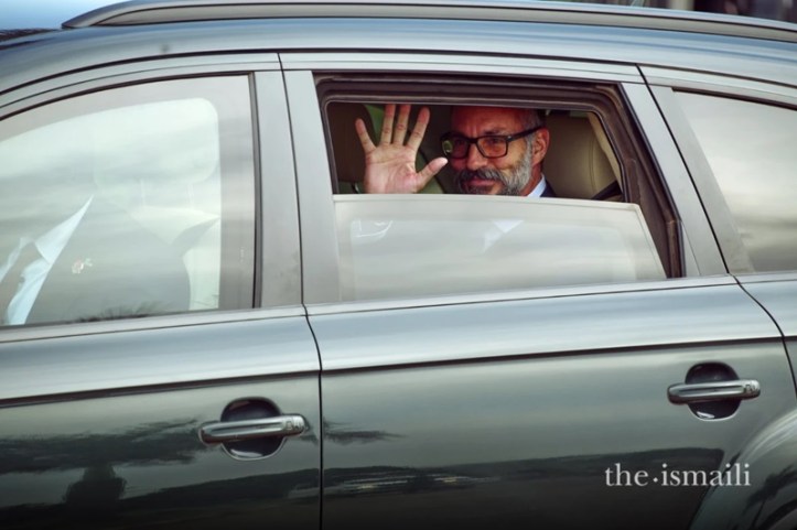 Aga Khan arrives in Uganda