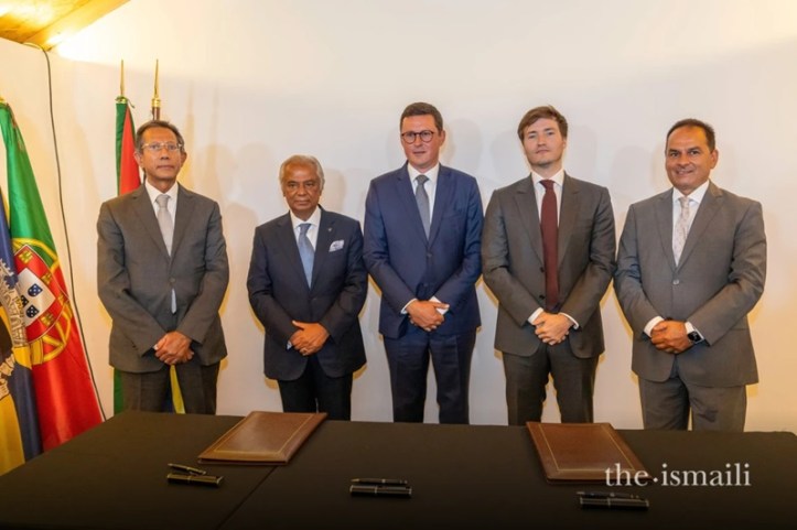 Prince Aly Muhammad Aga Khan at reopening of historic Portuguese chapel destroyed by 2024 wildfire.