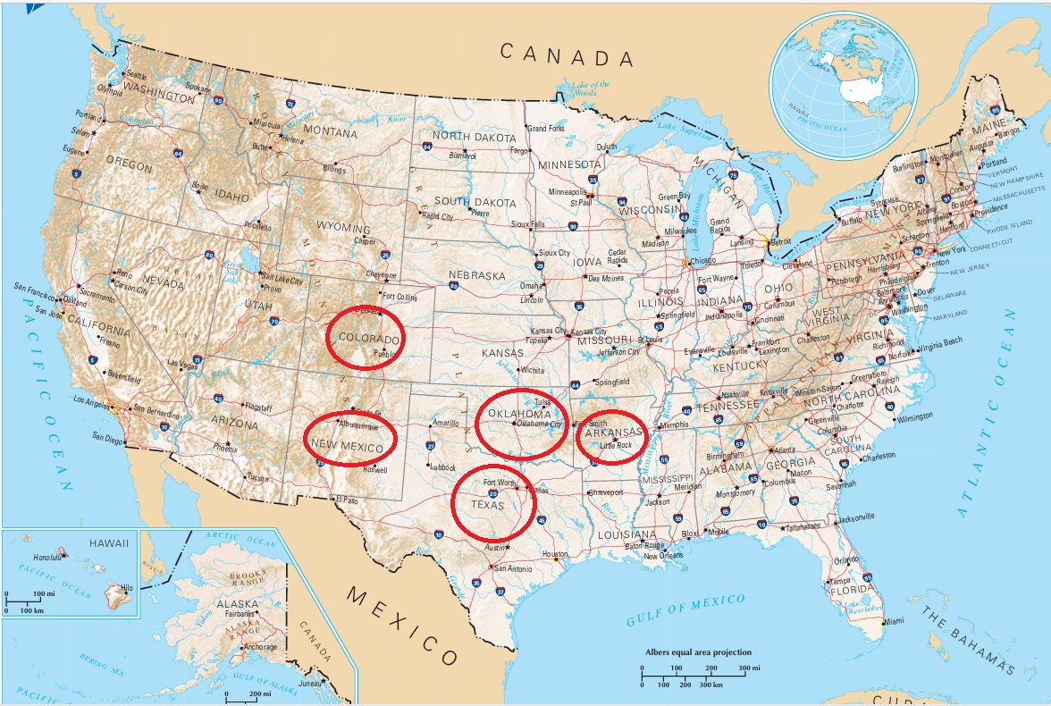 Aga Khan USA visit map