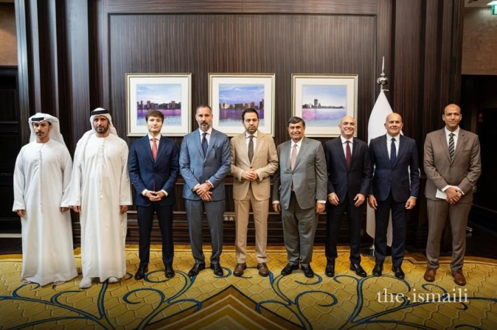 The delgations of His Highness the Aga Khan and Muslim Council of Elgers in Abu Dhabi