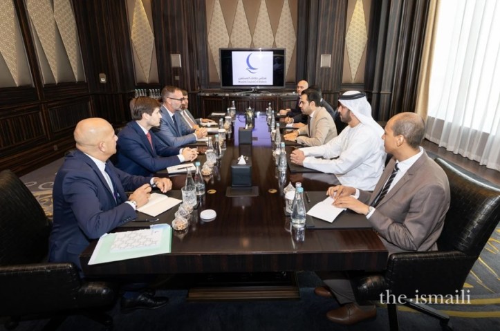 Aga Khan with Muslim Council of Elders