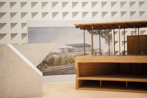 Ismaili Center Houston model display