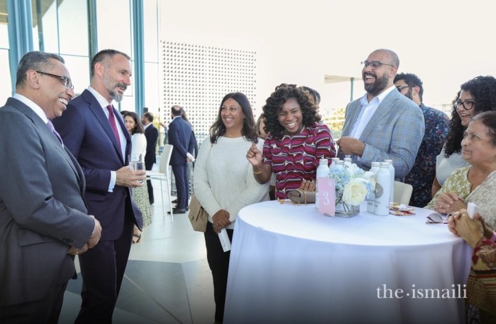 Aga Khan meets multi faith members at the Ismaili Center, Houston
