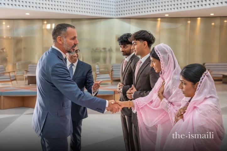 Aga Khan meets Ismaili youth at the Ismaili Center Darkhana Jamatkhana