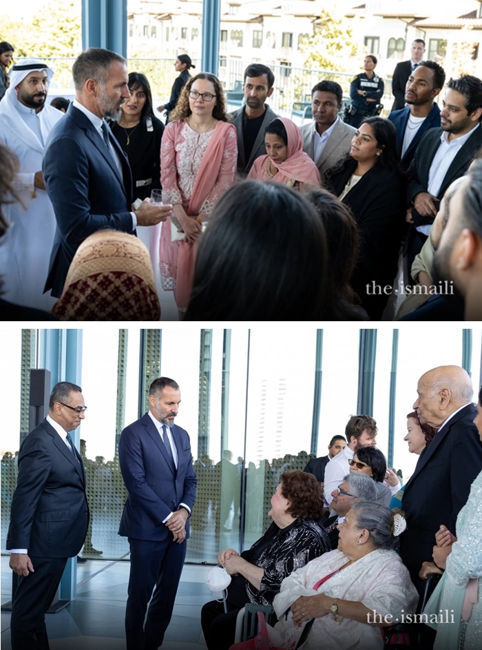 Aga Khan with multi faith members