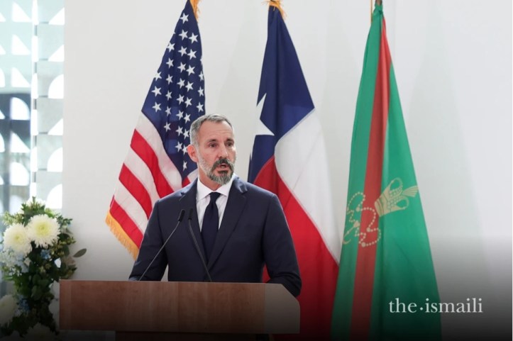Mawlana Hazar Imam His Highness the Aga Khan delivering his remarks at the inauguration of the Ismaili Center, Houston, Barakah news