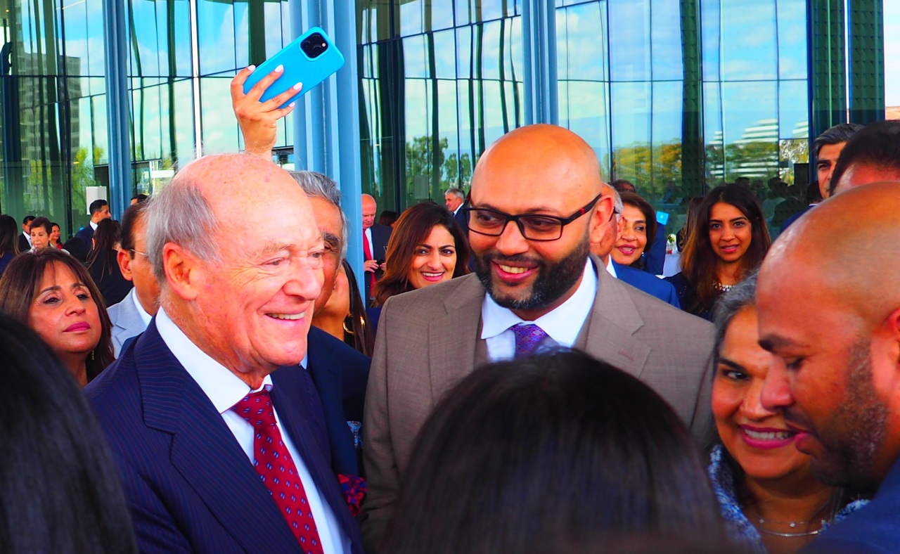 Prince Amyn at the Ismaili Center Houston
