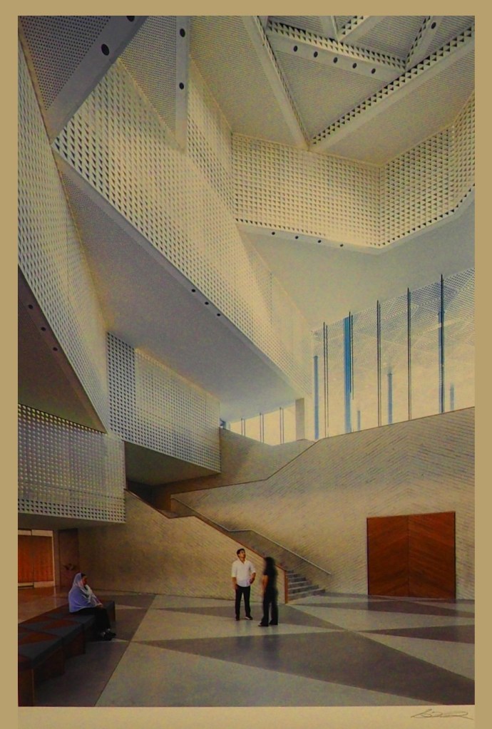 Depiction of Ismaili Center Houston