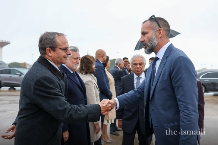 Aga Khan departing portugal after 3 day visit