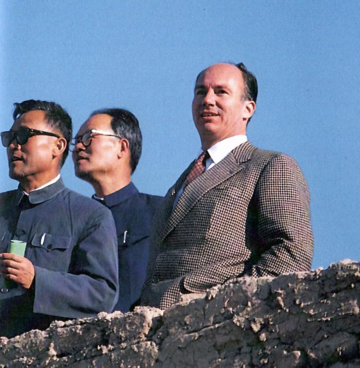Aga Khan IV at Great Wall of China