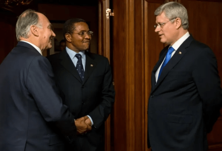 Aga Khan, Harper abd Kikwete in Toronto summit