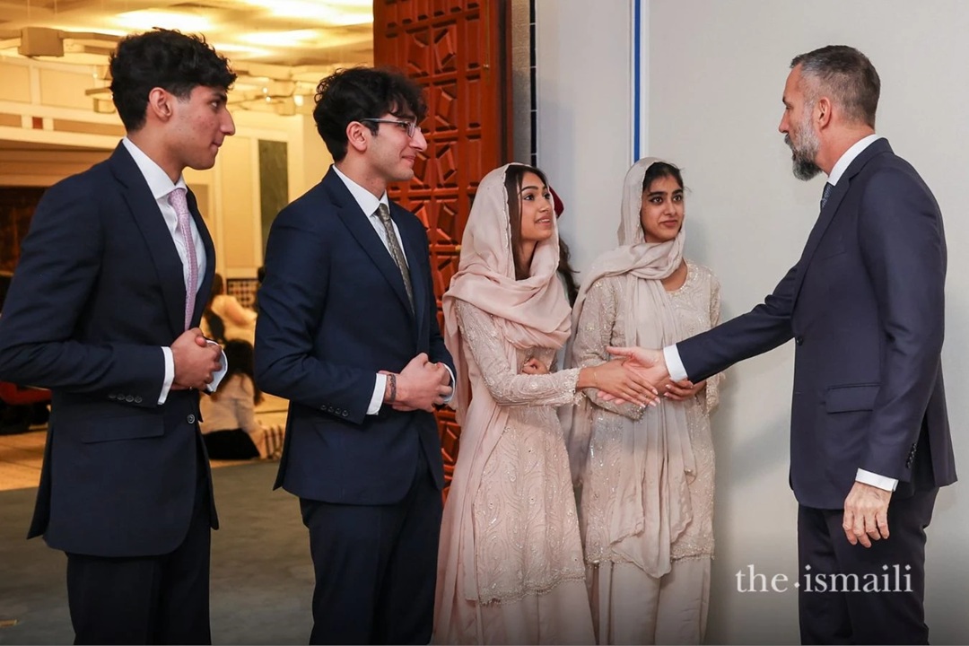 Aga Khan at Ismaili youth meeting