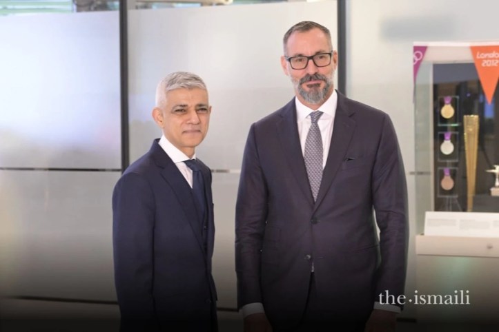 Aga Khan with London Mayor