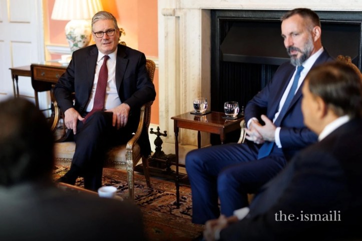 Aga Khan with British Prime Minister