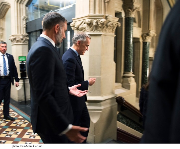 Aga Khan and Mark Carney