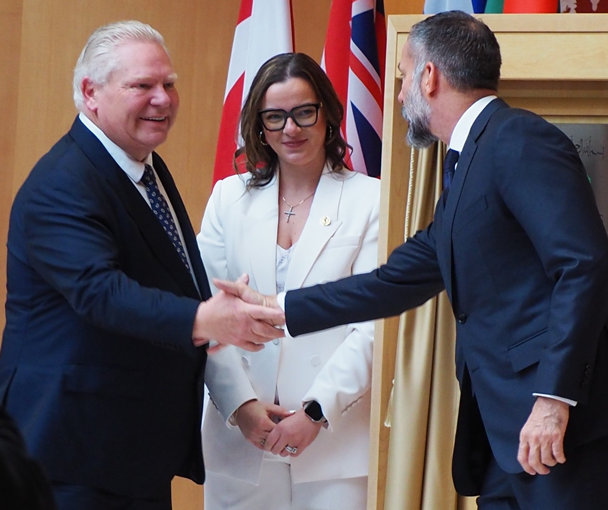 Aga Khan at inauguration of Generations Toronto 