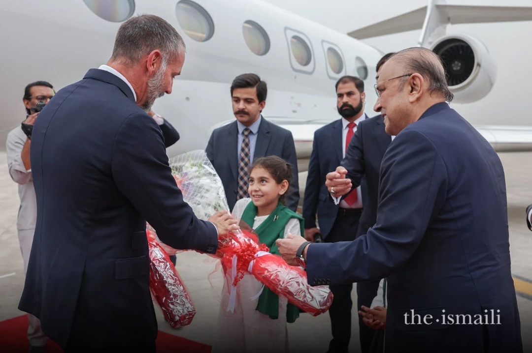 Prince Rahim Aga Khan arrives in Pakistan