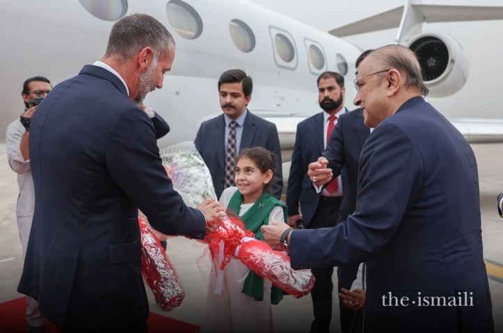Prince Rahim Aga Khan arrives in Pakistan