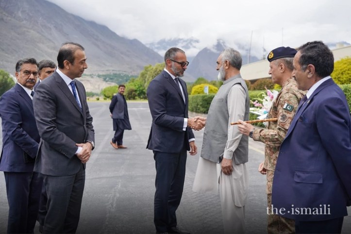 Aga Khan in Gilgit