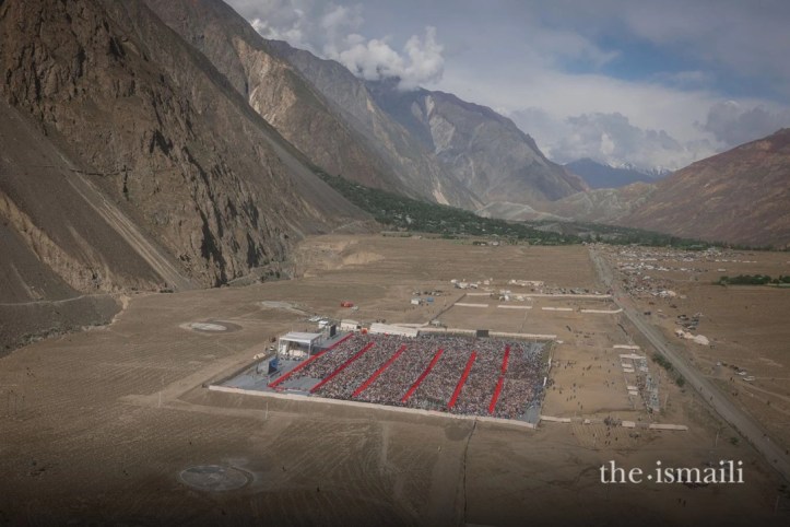 Aga Khan in Parwak Chitral