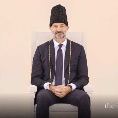 Aga Khan in Parwak, Chitral