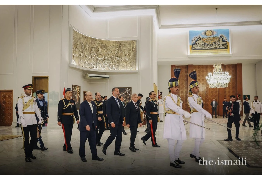 Aga Khan at state banquet