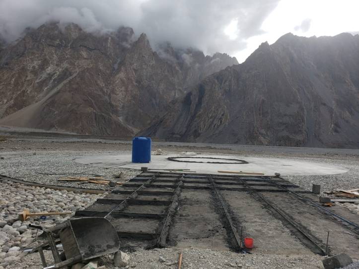Helipad and didargah Passu