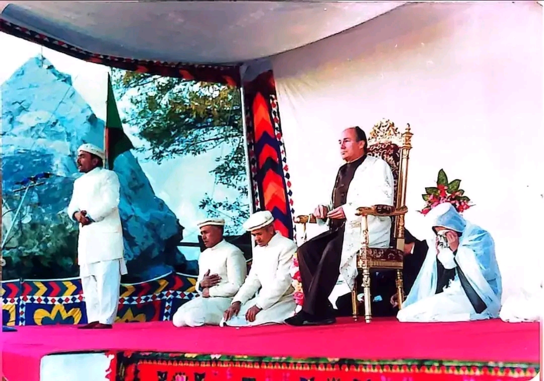 Aga Khan IV in Passu November 1987.