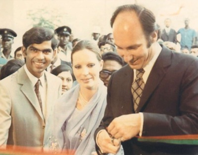 Mawlana Shah Karim with Zulfikar Jaffer