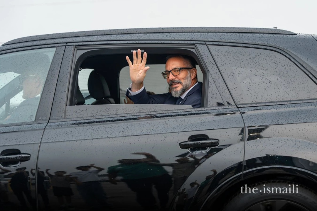Aga Khan departing Calgary airport