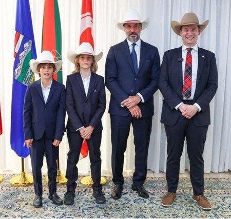 Aga Khan with Calgary Mayor