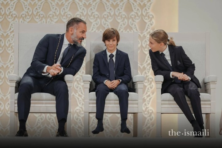 Aga Khan at Didar in Vancouver with Prince Irfan and Prince Sinan
