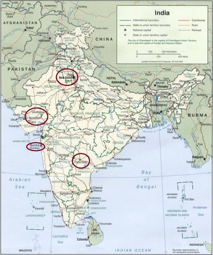 Map of India