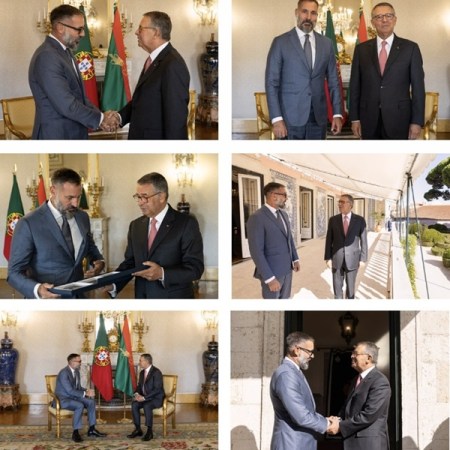 Aga Khan and Portugues President Seguro